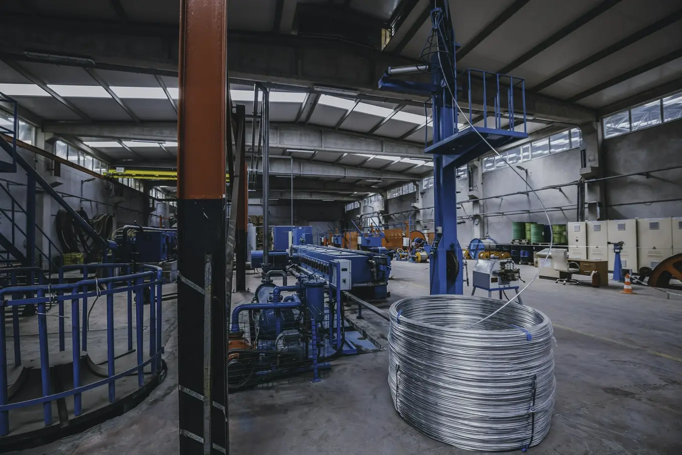 produkcja drutu stalowego